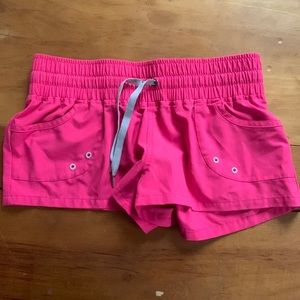 Patagonia athletic hiking shorts size small hot pink